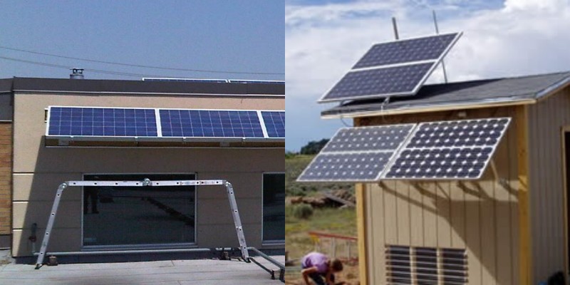 가정용 태양광 패널을 쉽게 설치할 수 있습니다.