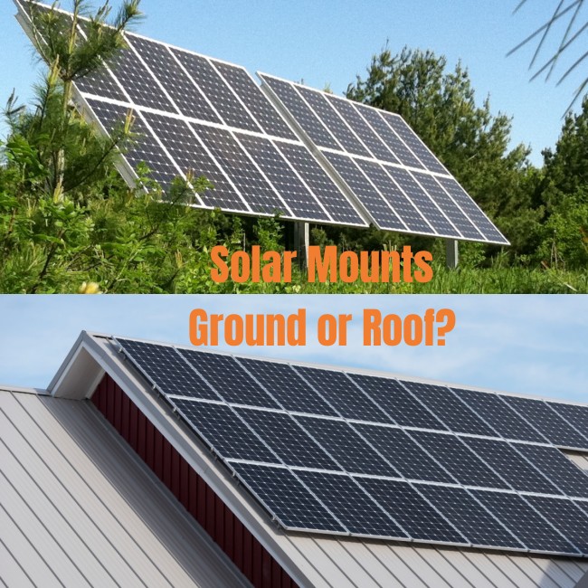 태양 전지판을 지붕이나 지상에 설치하는 것이 더 낫습니까?
