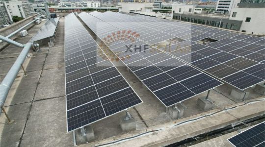 중국 평면 콘크리트 태양열 설치 4.3MW
